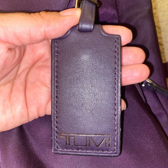 Tumi Rivas Nylon Backpack in Mulberry - Picture 4 of 6
